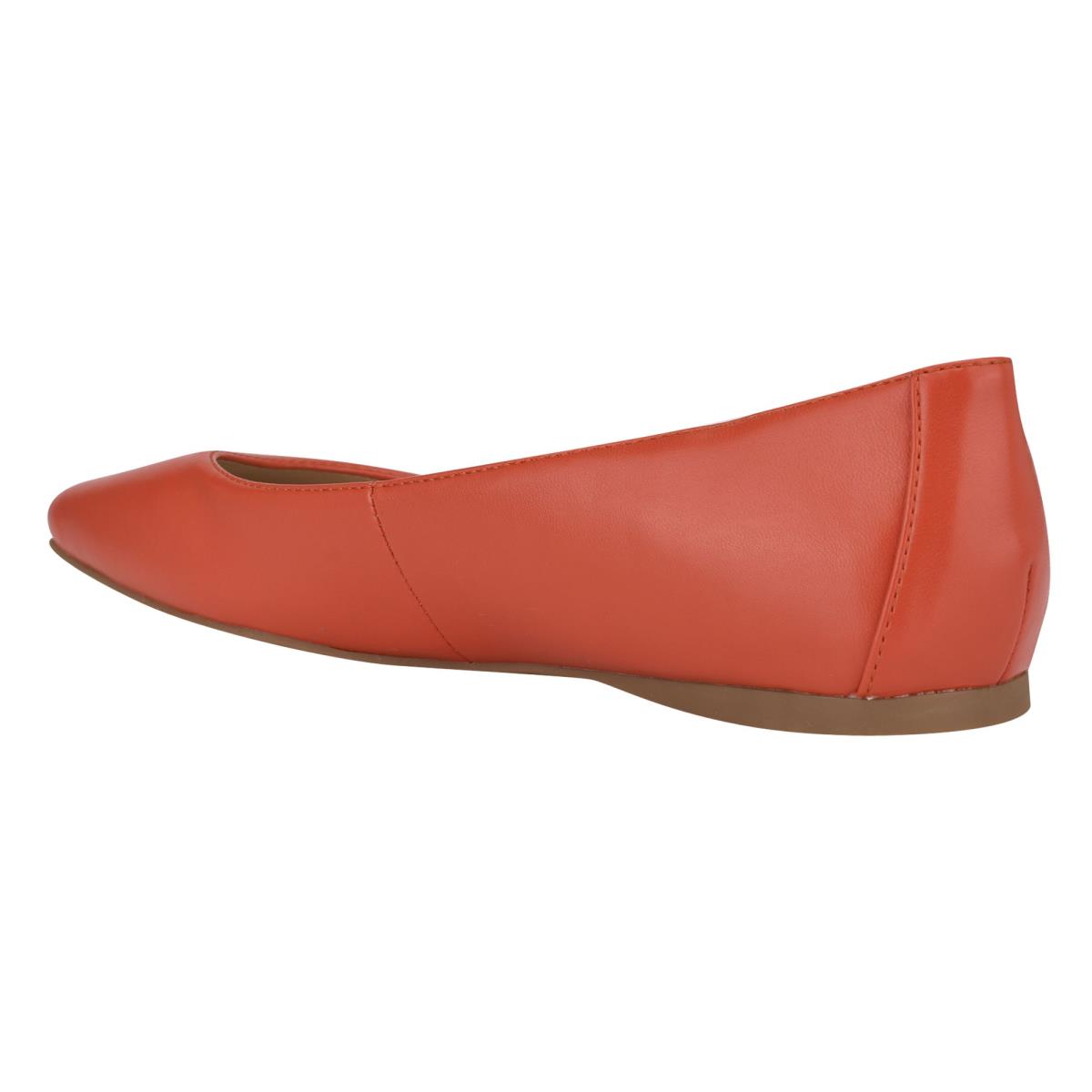 Ballerine Nine West Alena Square-Embout Femme Orange | 0963FEUOD