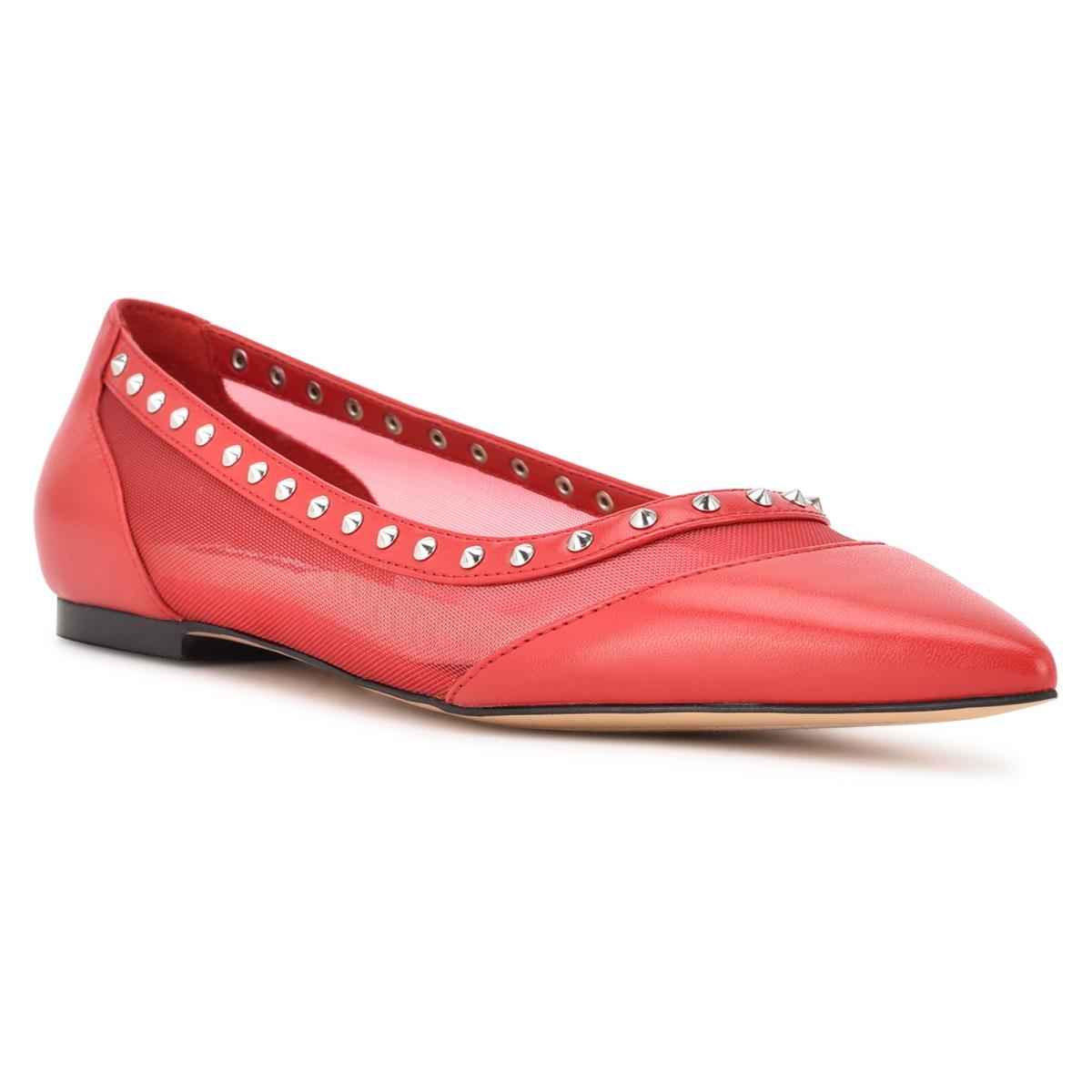 Ballerine Nine West Bizzie Pointy Embout Femme Rose | 3109VXMNA