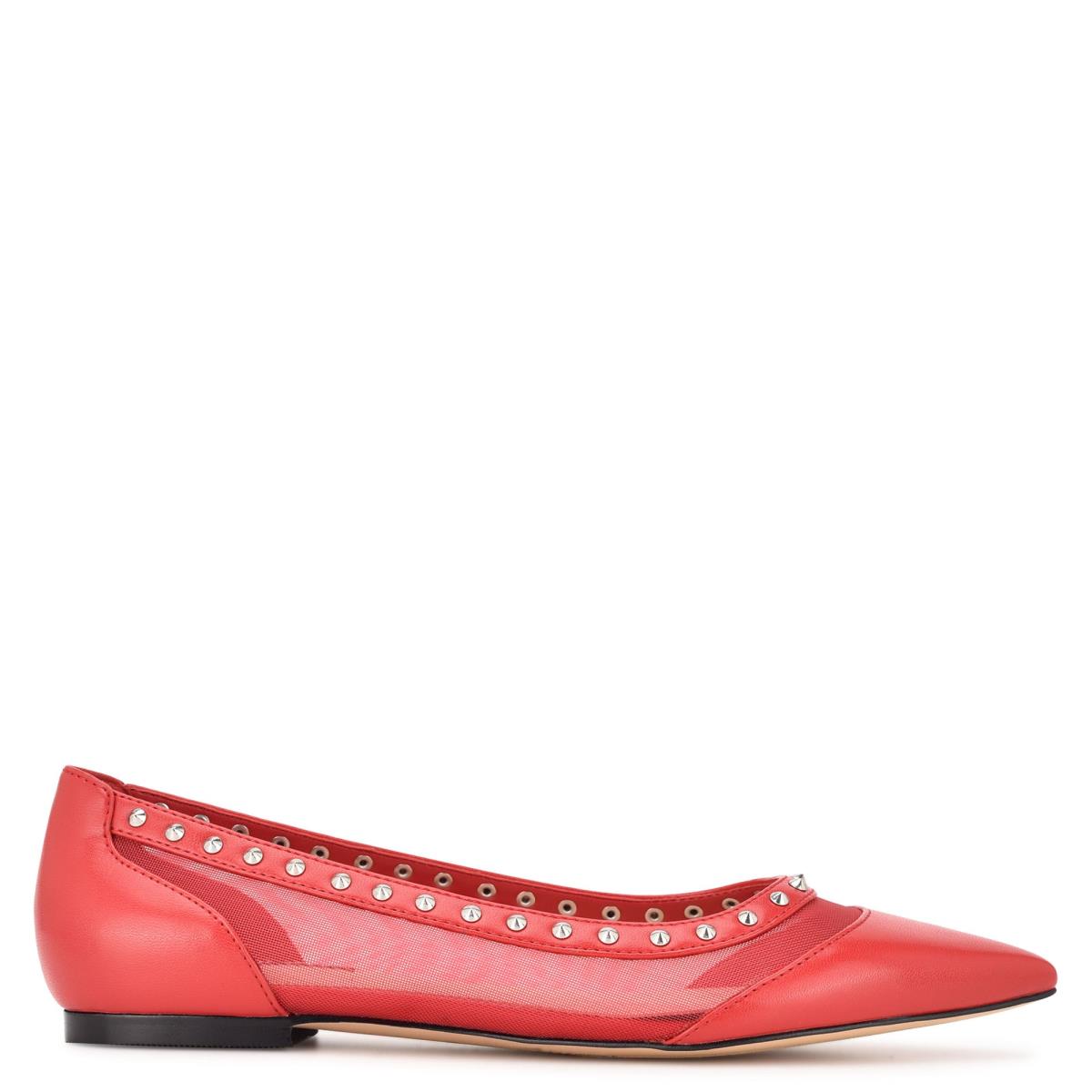 Ballerine Nine West Bizzie Pointy Embout Femme Rose | 3109VXMNA