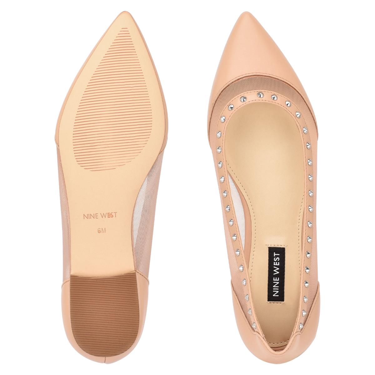 Ballerine Nine West Bizzie Pointy Embout Femme Rose | 4615DLQEF