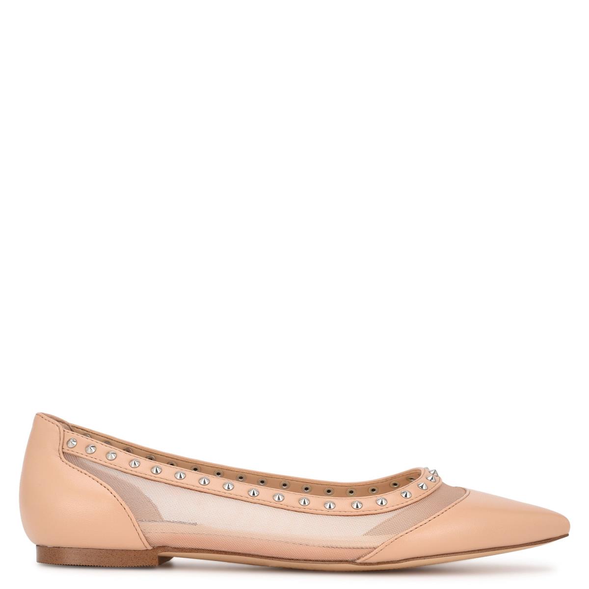 Ballerine Nine West Bizzie Pointy Embout Femme Rose | 4615DLQEF