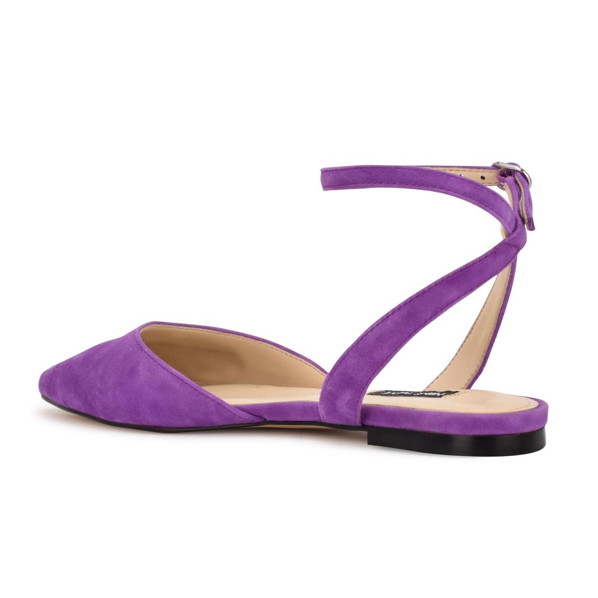 Ballerine Nine West Briy Pointy Embout Femme Violette | 4963JXSCZ