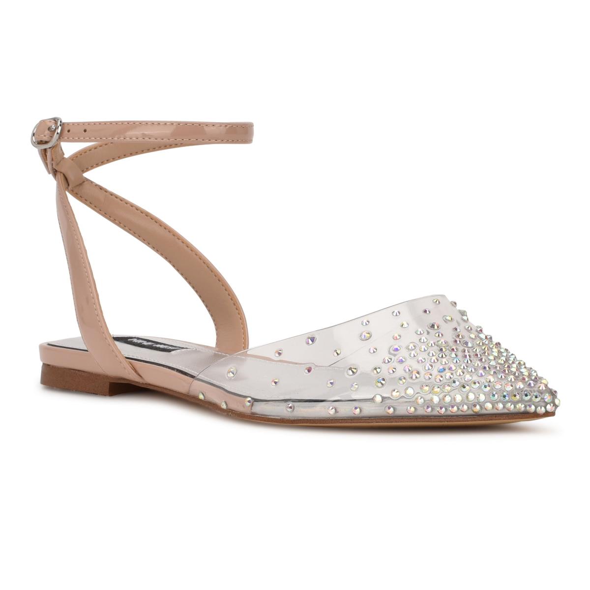 Ballerine Nine West Briya Pointy Embout Femme Beige | 7951WESUP