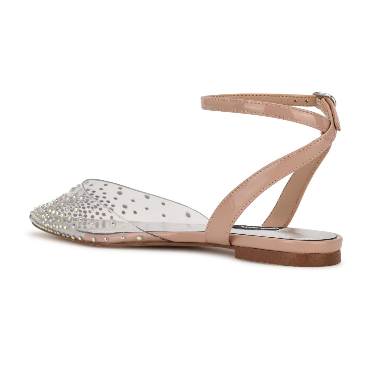 Ballerine Nine West Briya Pointy Embout Femme Beige | 7951WESUP