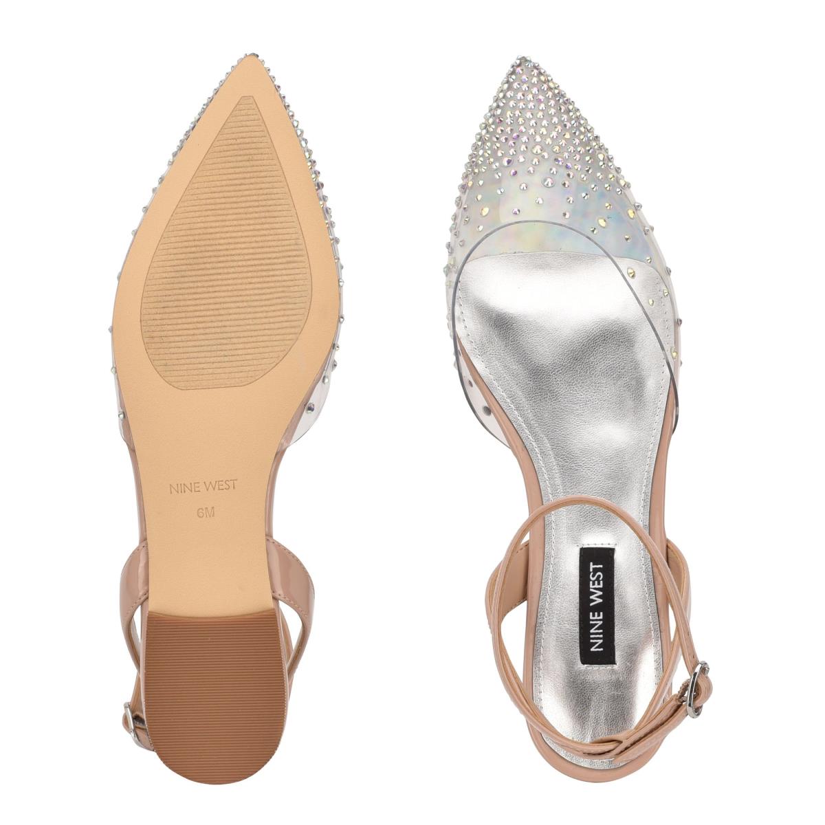 Ballerine Nine West Briya Pointy Embout Femme Beige | 7951WESUP