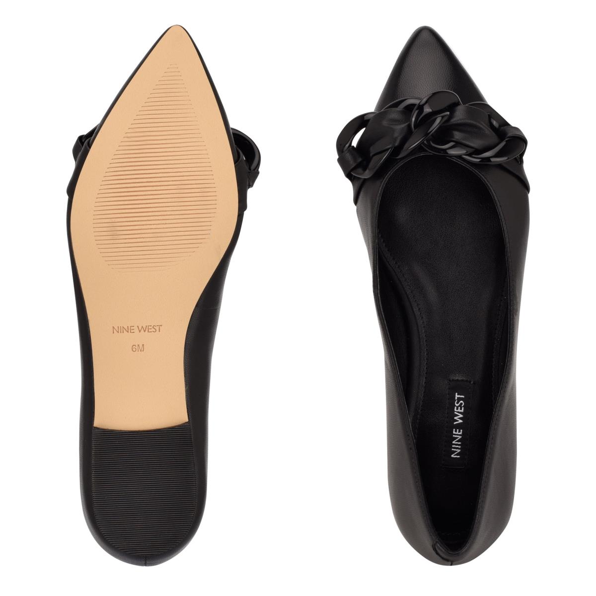 Ballerine Nine West Buyme Pointy Embout Femme Noir | 1506CNSPV