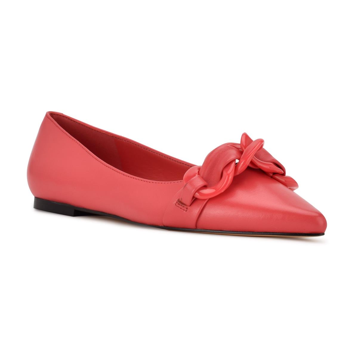 Ballerine Nine West Buyme Pointy Embout Femme Corail | 2074GPXOF