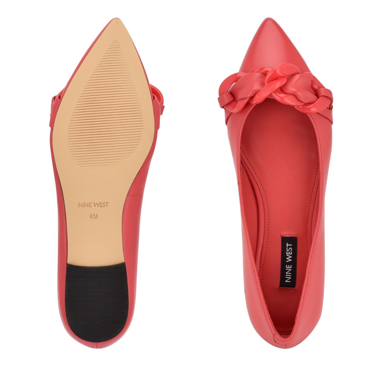 Ballerine Nine West Buyme Pointy Embout Femme Corail | 2074GPXOF