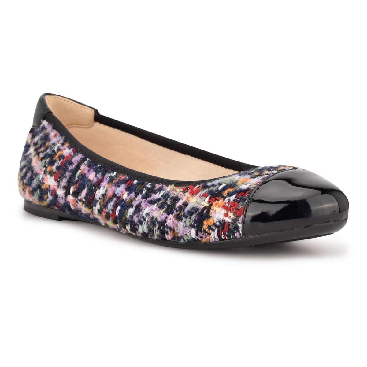 Ballerine Nine West Capted Ballet Femme Bleu Multicolore | 7308IFCOZ