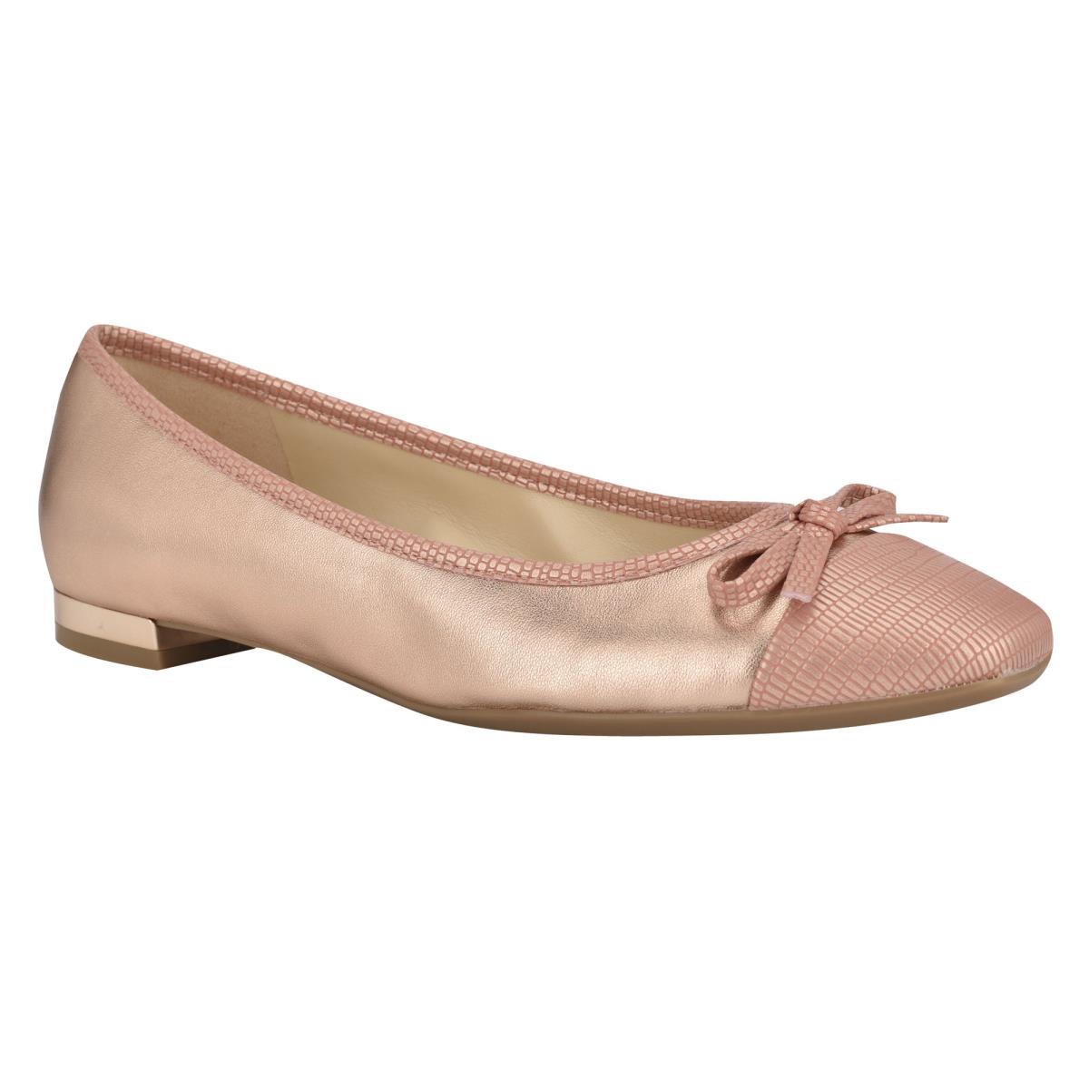 Ballerine Nine West Olly 9x9 Ballet Femme Rose | 3826UXLTY