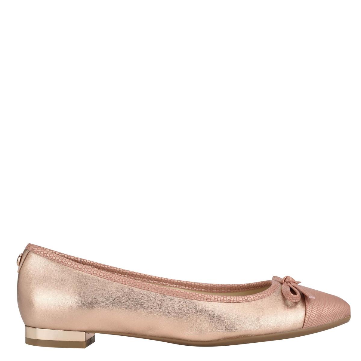 Ballerine Nine West Olly 9x9 Ballet Femme Rose | 3826UXLTY