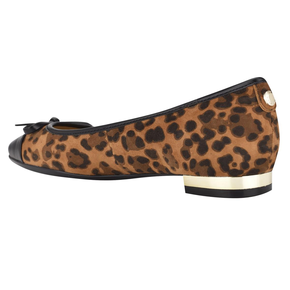 Ballerine Nine West Olly 9x9 Ballet Femme Leopard | 7218SLGJM