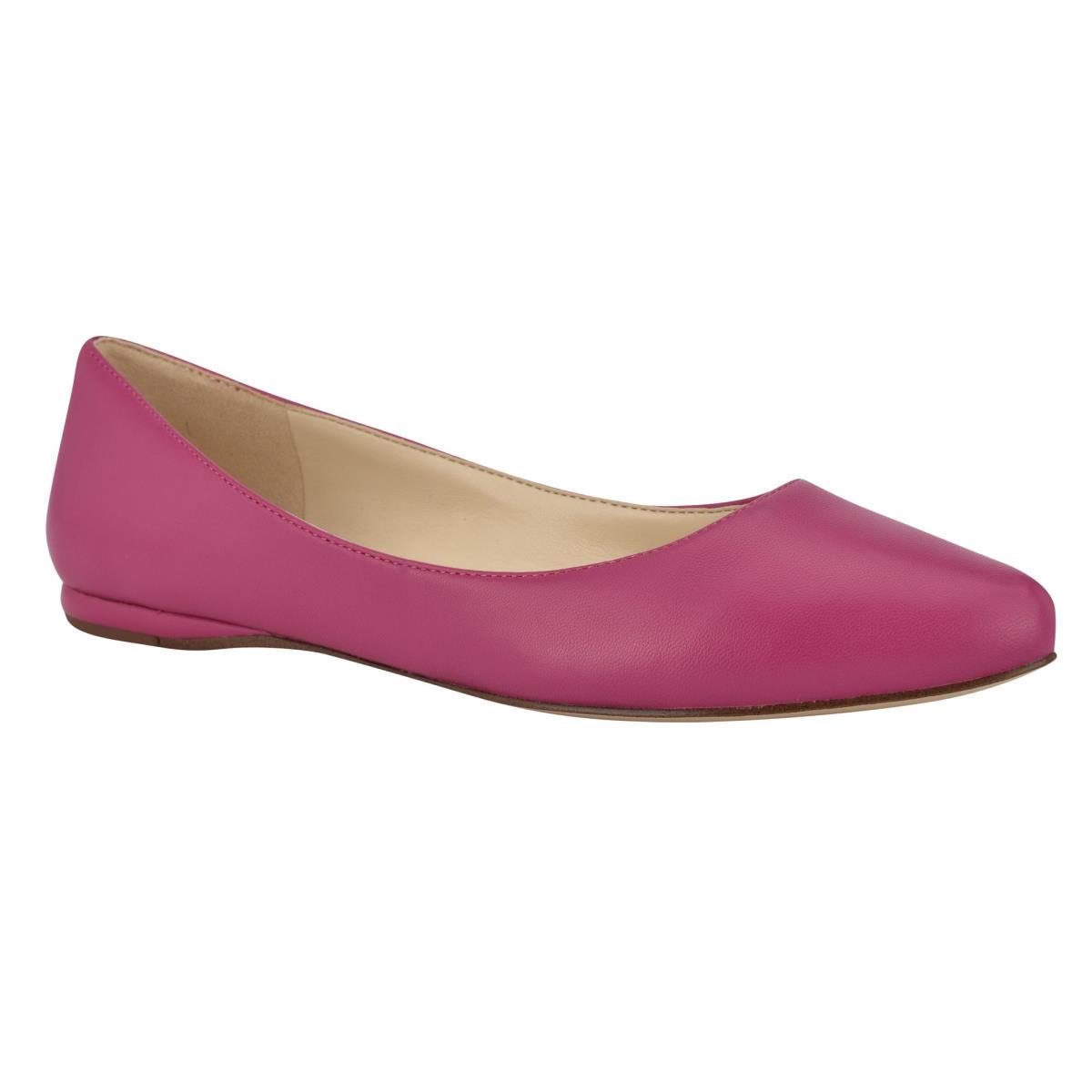 Ballerine Nine West Speakup Almond Embout Femme Rose | 0512YAVRW