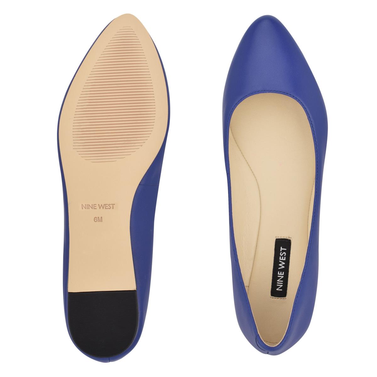 Ballerine Nine West Speakup Almond Embout Femme Bleu Marine | 1052CYZVG