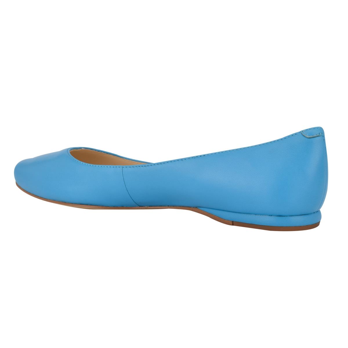 Ballerine Nine West Speakup Almond Embout Femme Bleu | 1367CLNKH