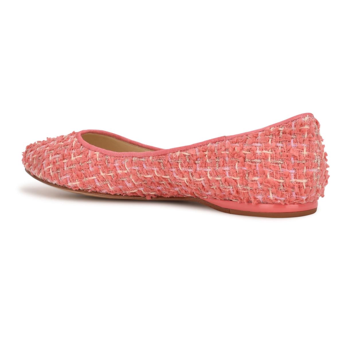 Ballerine Nine West Speakup Almond Embout Femme Corail | 1957GBTIF