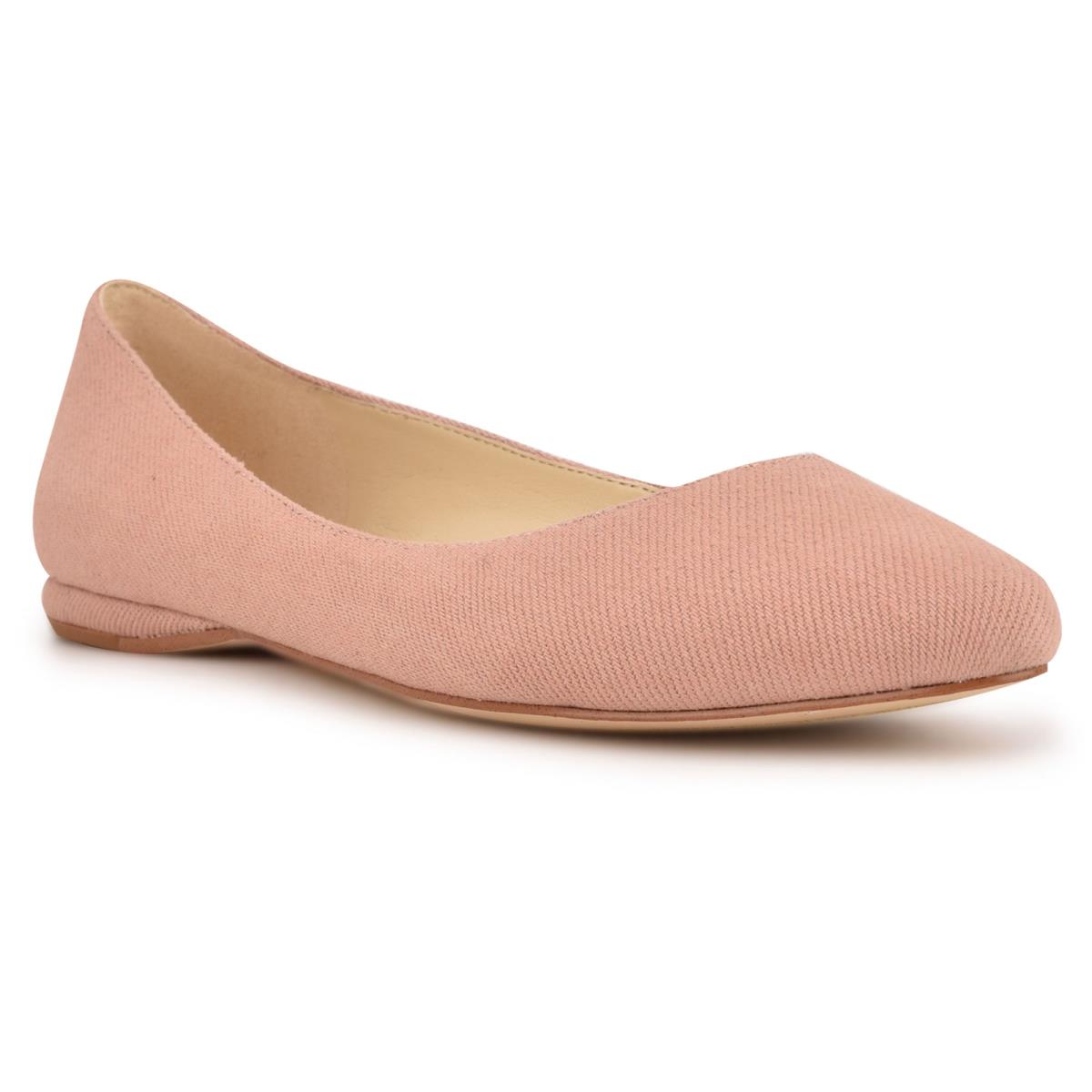 Ballerine Nine West Speakup Almond Embout Femme Rose | 3214CWRJA