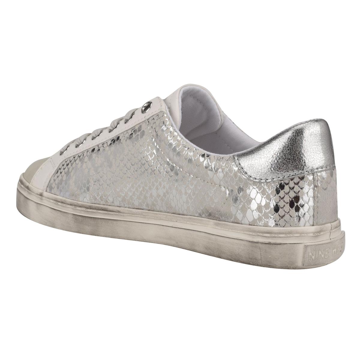 Baskets Décontractées Nine West Best Femme Argent | 0427NDORM