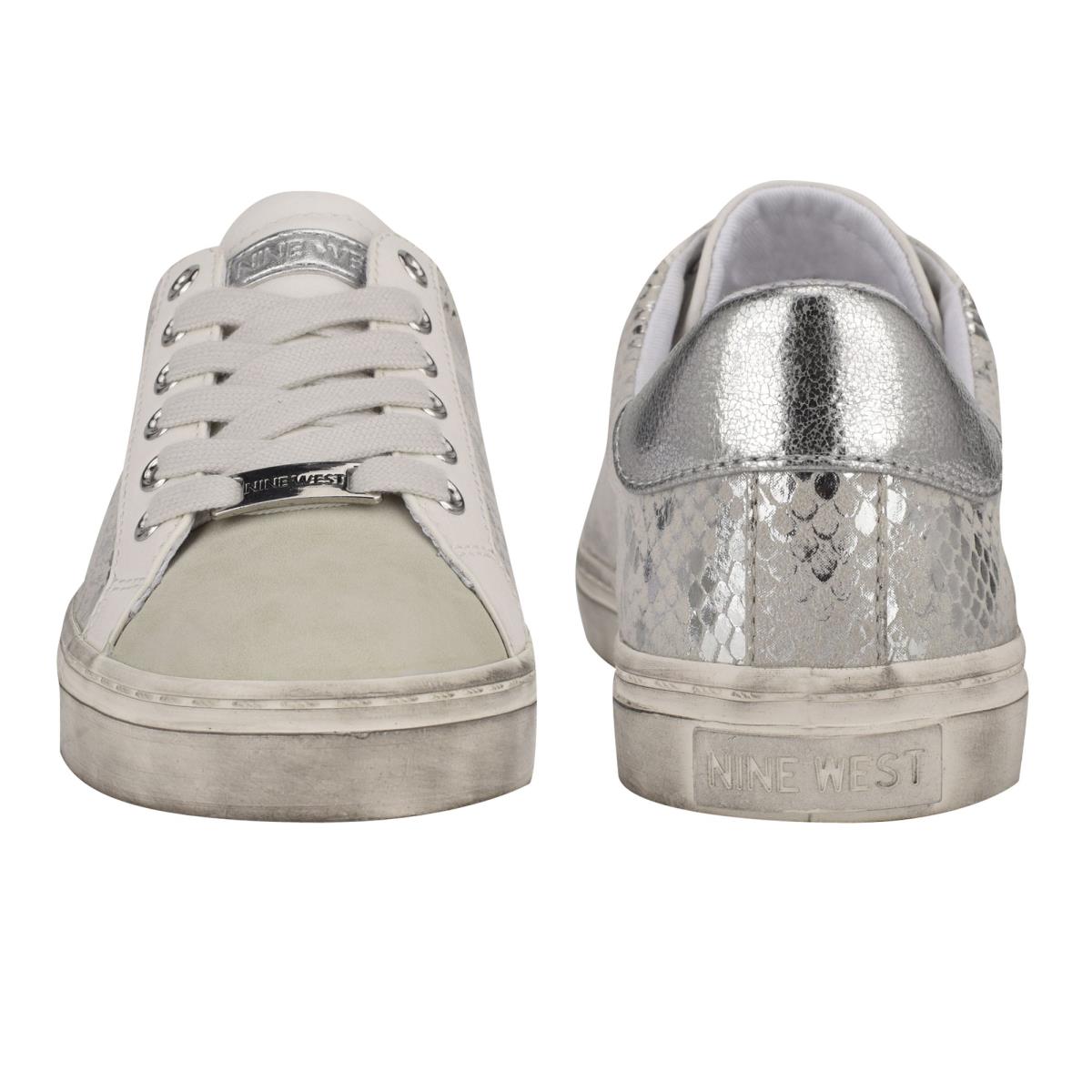 Baskets Décontractées Nine West Best Femme Argent | 0427NDORM