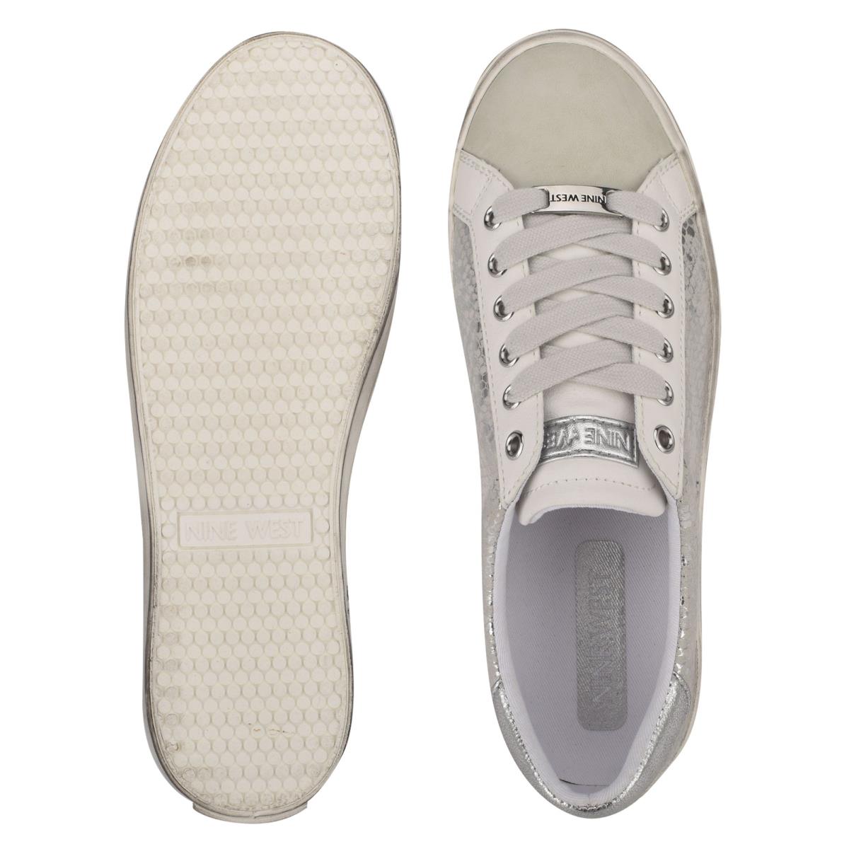 Baskets Décontractées Nine West Best Femme Argent | 0427NDORM