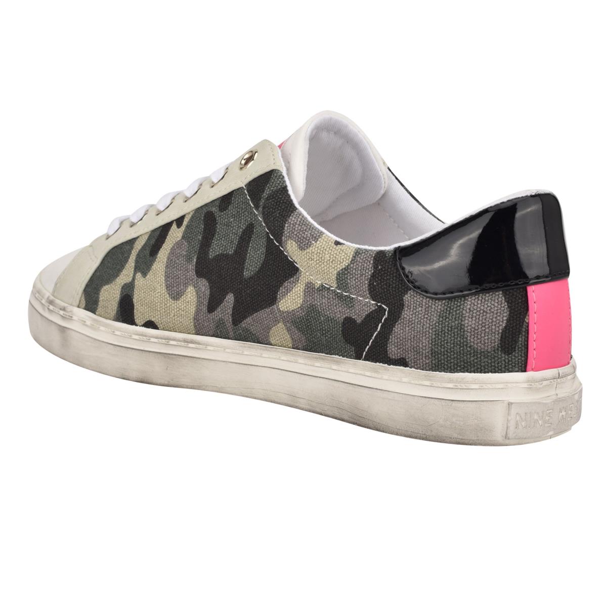 Baskets Décontractées Nine West Best Femme Vert Camouflage | 6735FYPAQ