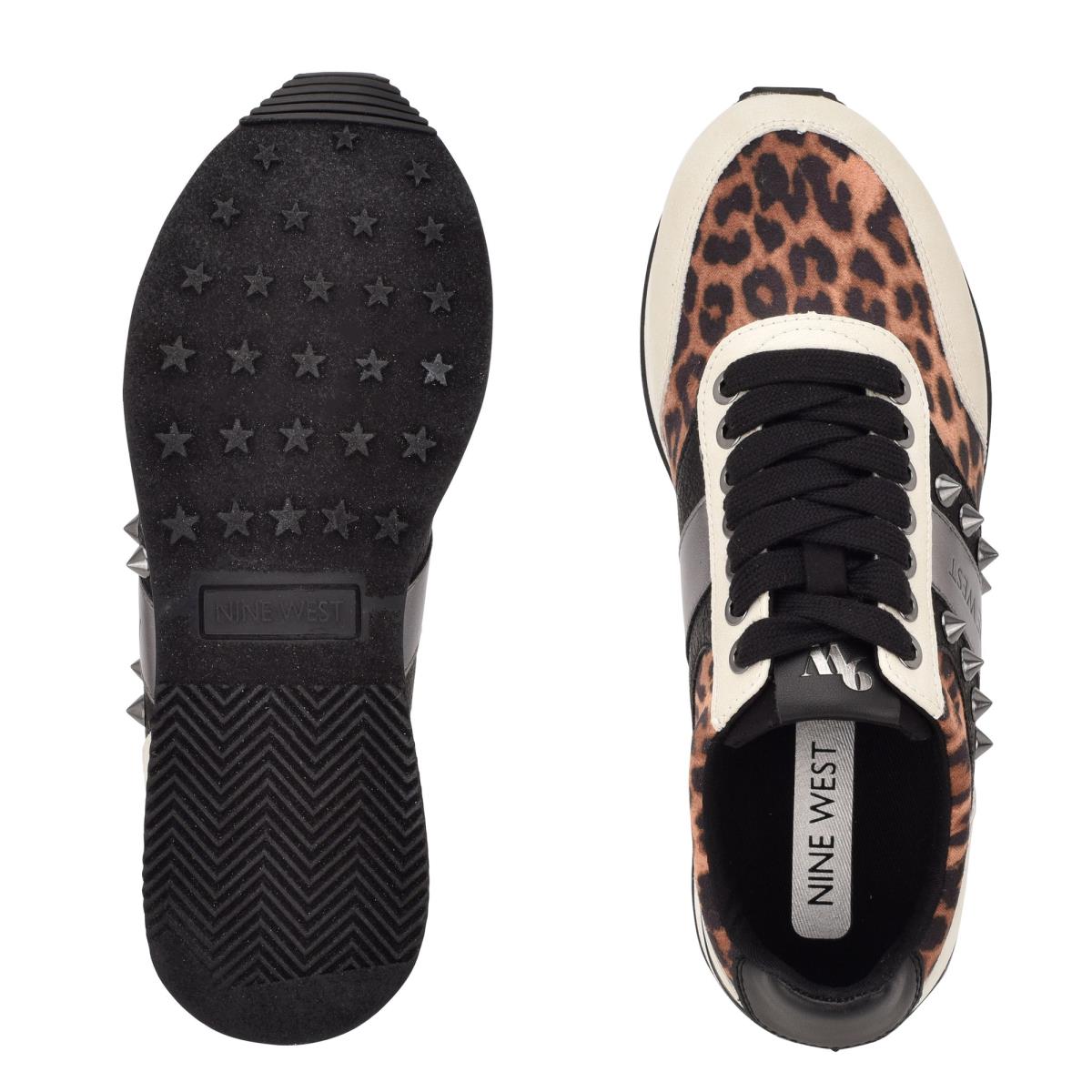 Baskets Nine West Bunnie Sneakers Femme Leopard | 6917QKGLV