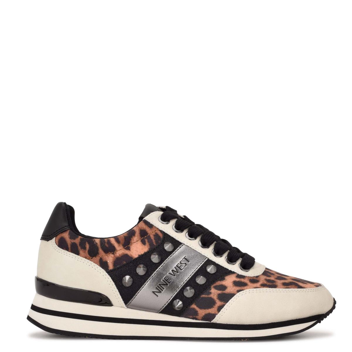 Baskets Nine West Bunnie Sneakers Femme Leopard | 6917QKGLV