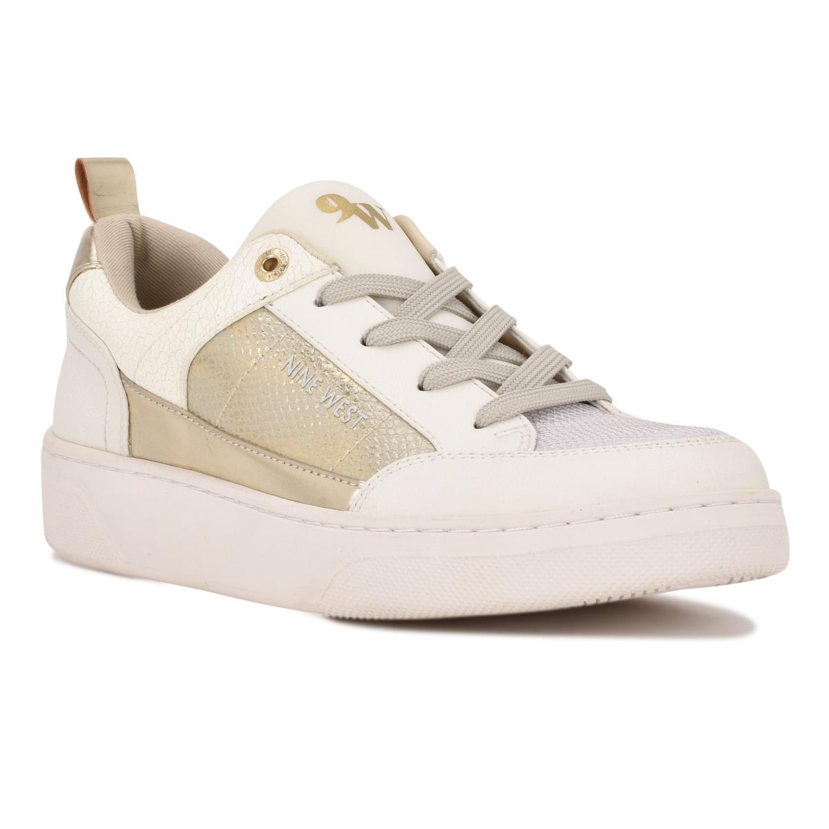 Baskets Nine West Elevate Sneakers Femme Blanche | 5721UXLID