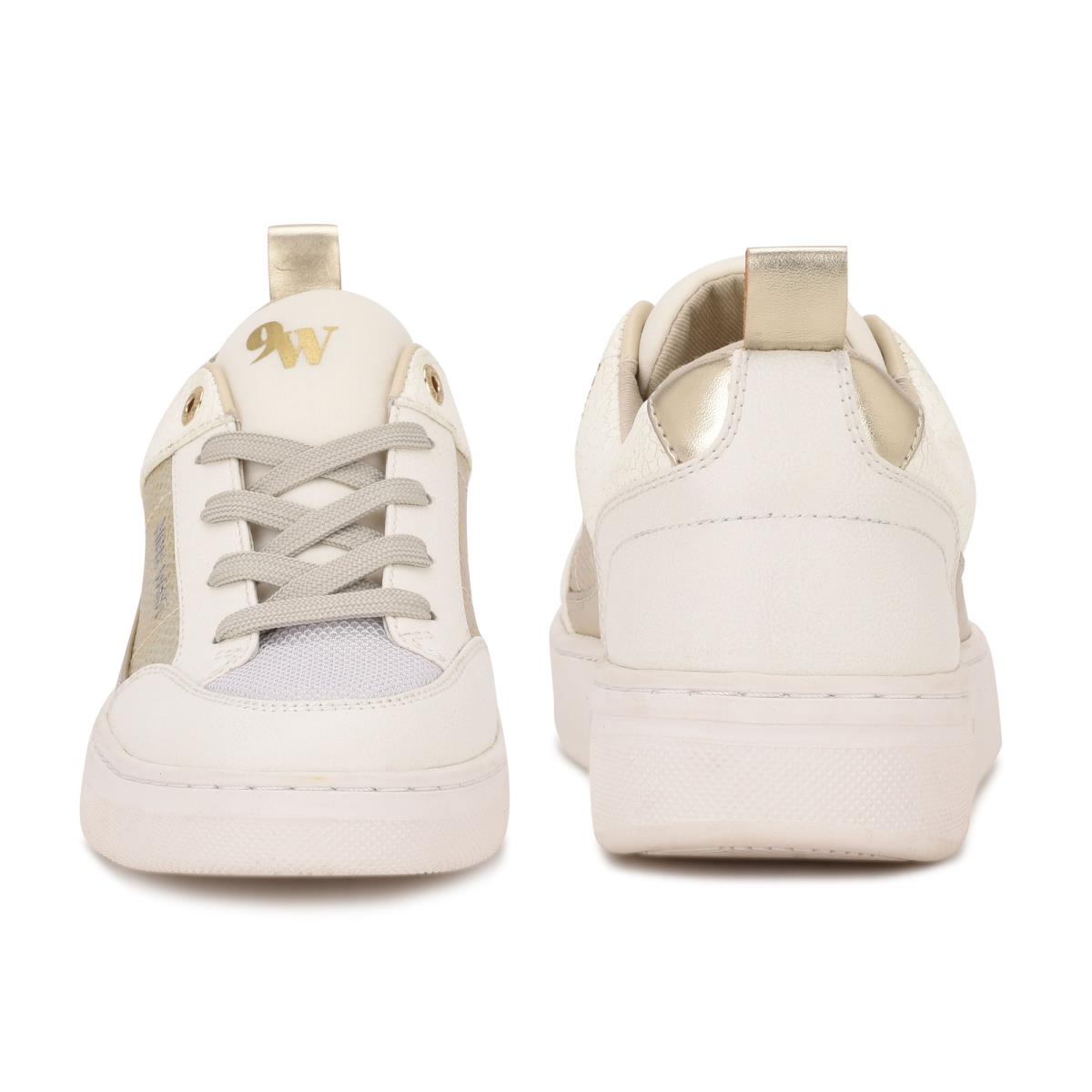 Baskets Nine West Elevate Sneakers Femme Blanche | 5721UXLID