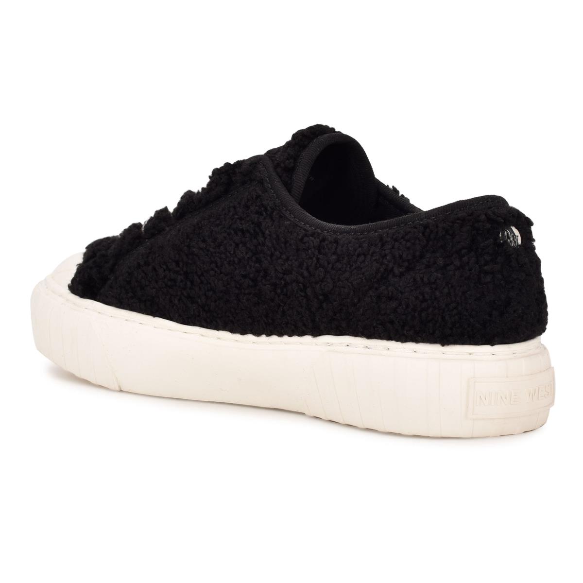 Baskets Nine West Hazie Sneakers Femme Noir | 3928KATUR