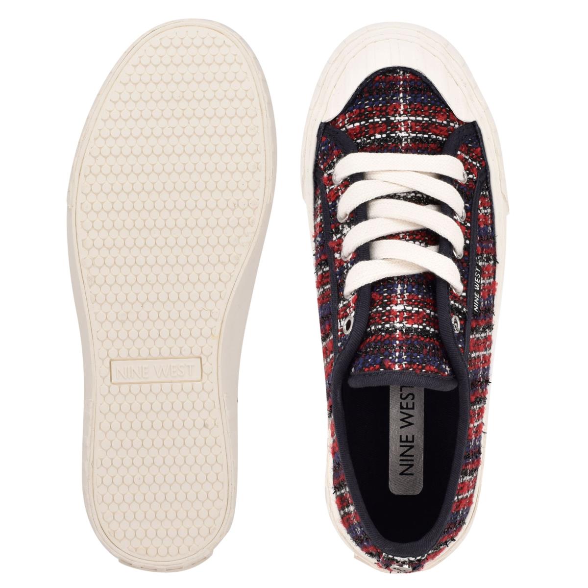 Baskets Nine West Hazie Sneakers Femme Rouge | 1950LNBAP