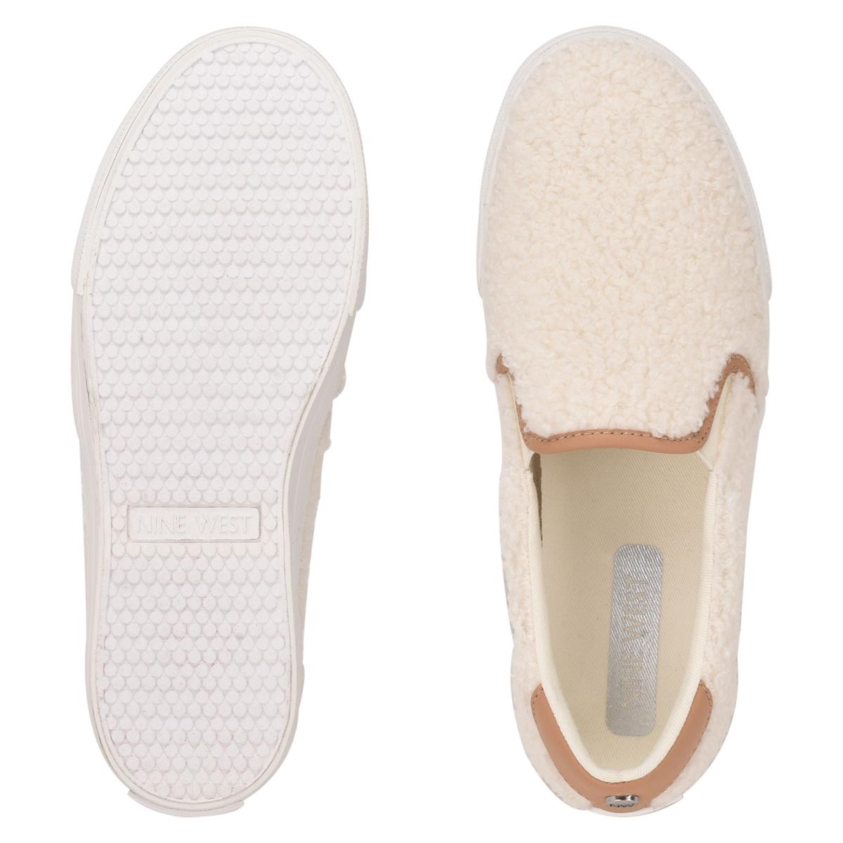 Baskets À Enfiler Nine West Lala Femme Blanche | 1738TDOSN