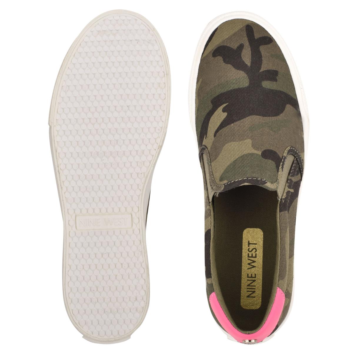 Baskets À Enfiler Nine West Lala Femme Camouflage | 7038DKXJQ