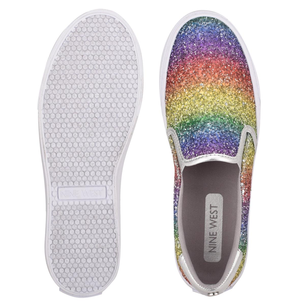 Baskets À Enfiler Nine West Lala Femme Multicolore | 3861ILDFQ