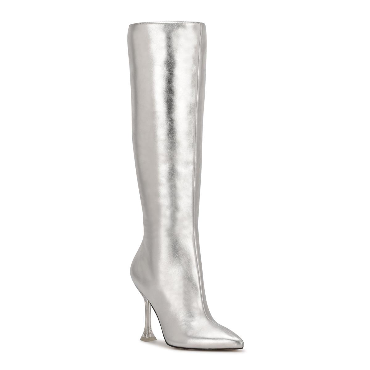 Bottes Habillées Nine West Talya Femme Argent | 6584HPCAB