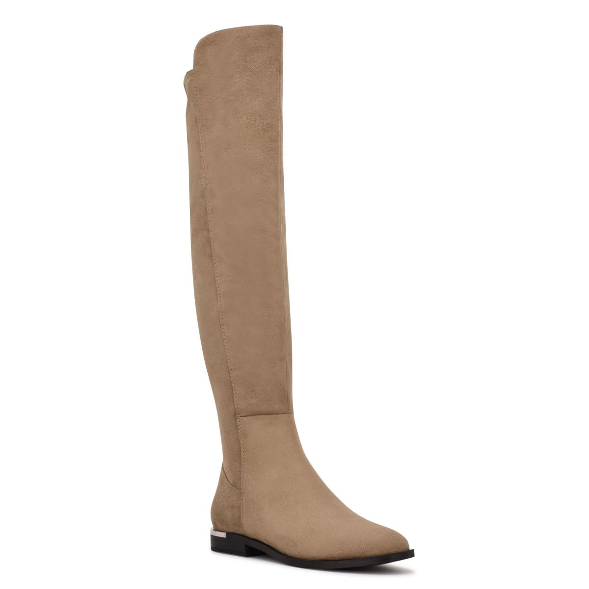 Bottes Nine West Allair Larges Calf Over the Knee Femme Marron | 5231WEUYK