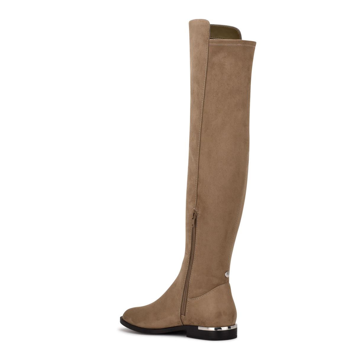 Bottes Nine West Allair Larges Calf Over the Knee Femme Marron | 5231WEUYK