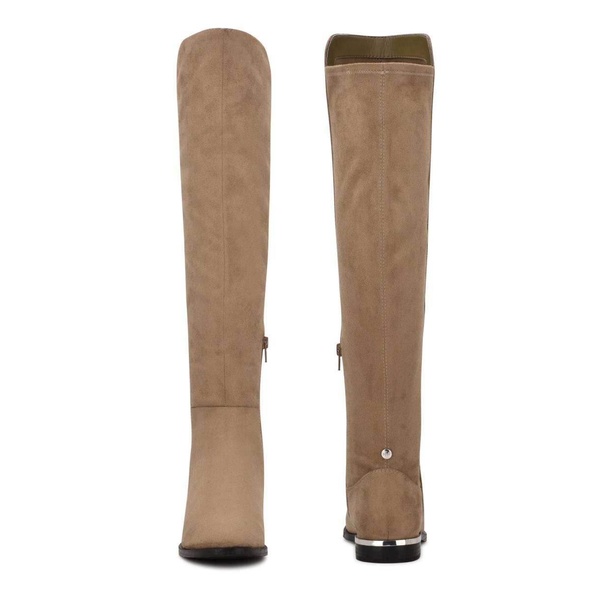 Bottes Nine West Allair Larges Calf Over the Knee Femme Marron | 5231WEUYK