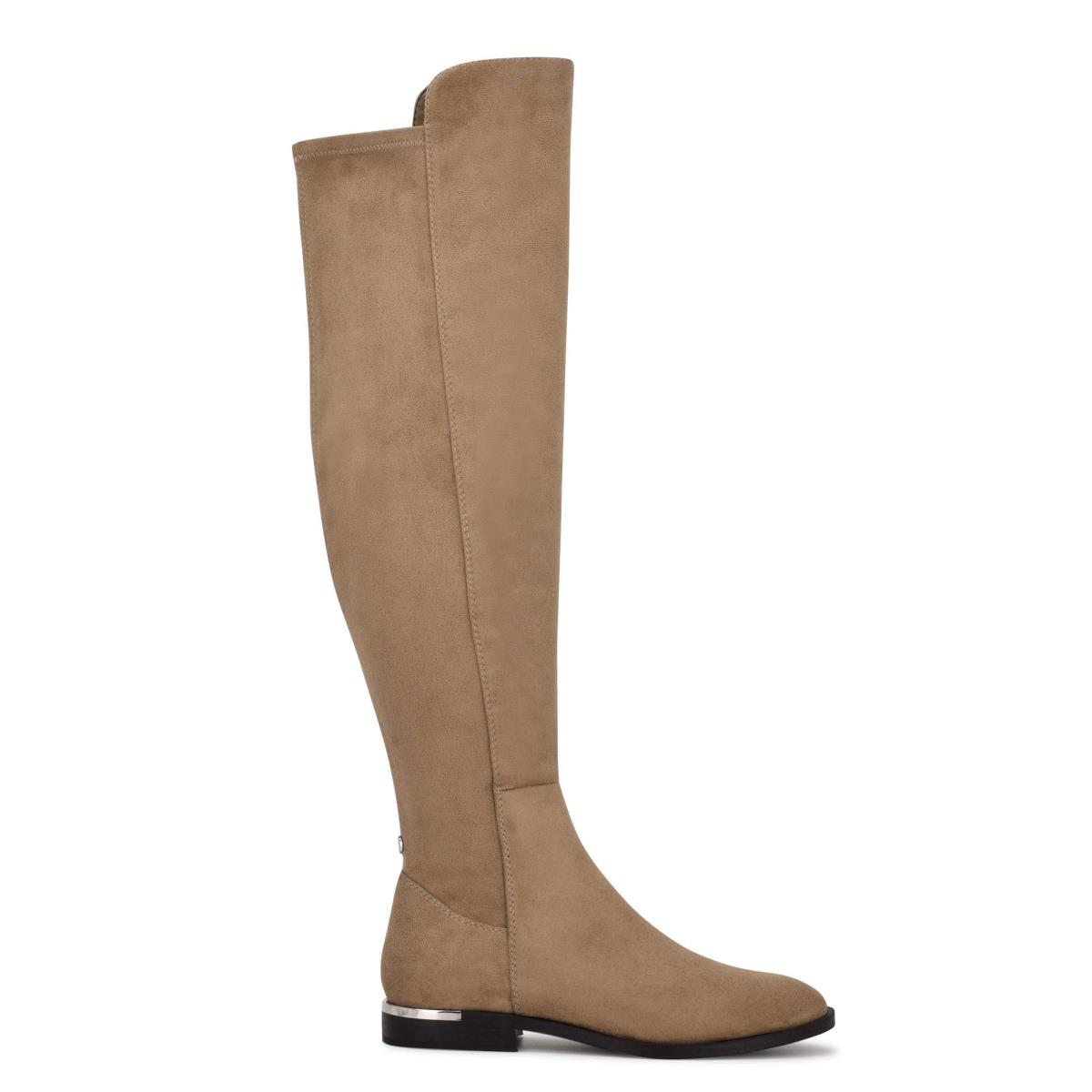 Bottes Nine West Allair Larges Calf Over the Knee Femme Marron | 5231WEUYK