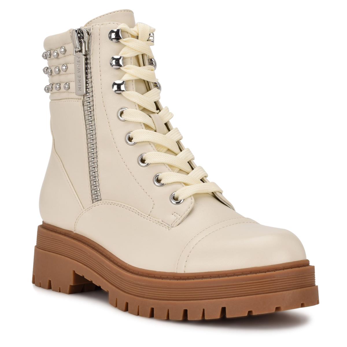 Bottes Nine West Pimmz Lug Sole Femme Beige | 4769ZITBO