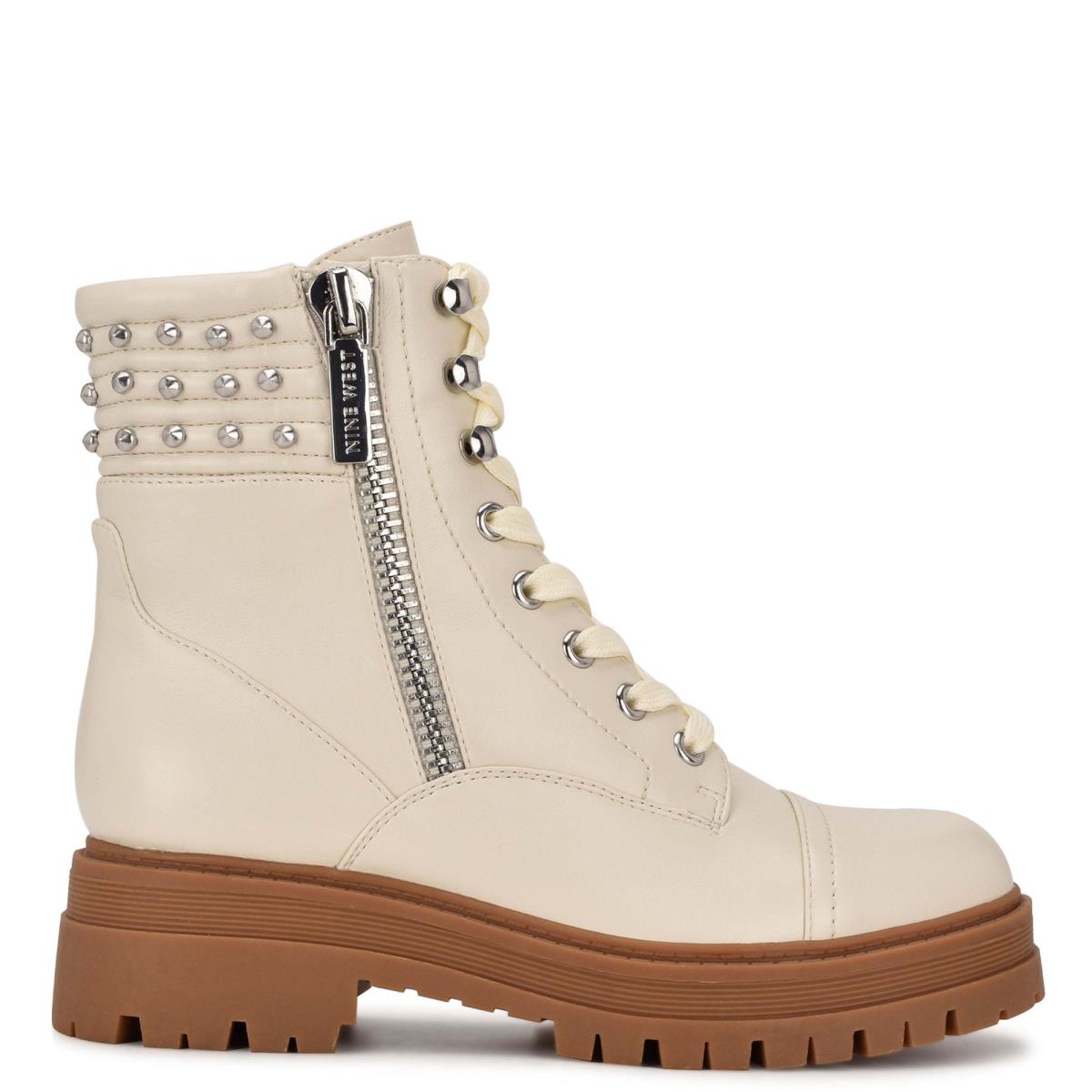 Bottes Nine West Pimmz Lug Sole Femme Beige | 4769ZITBO