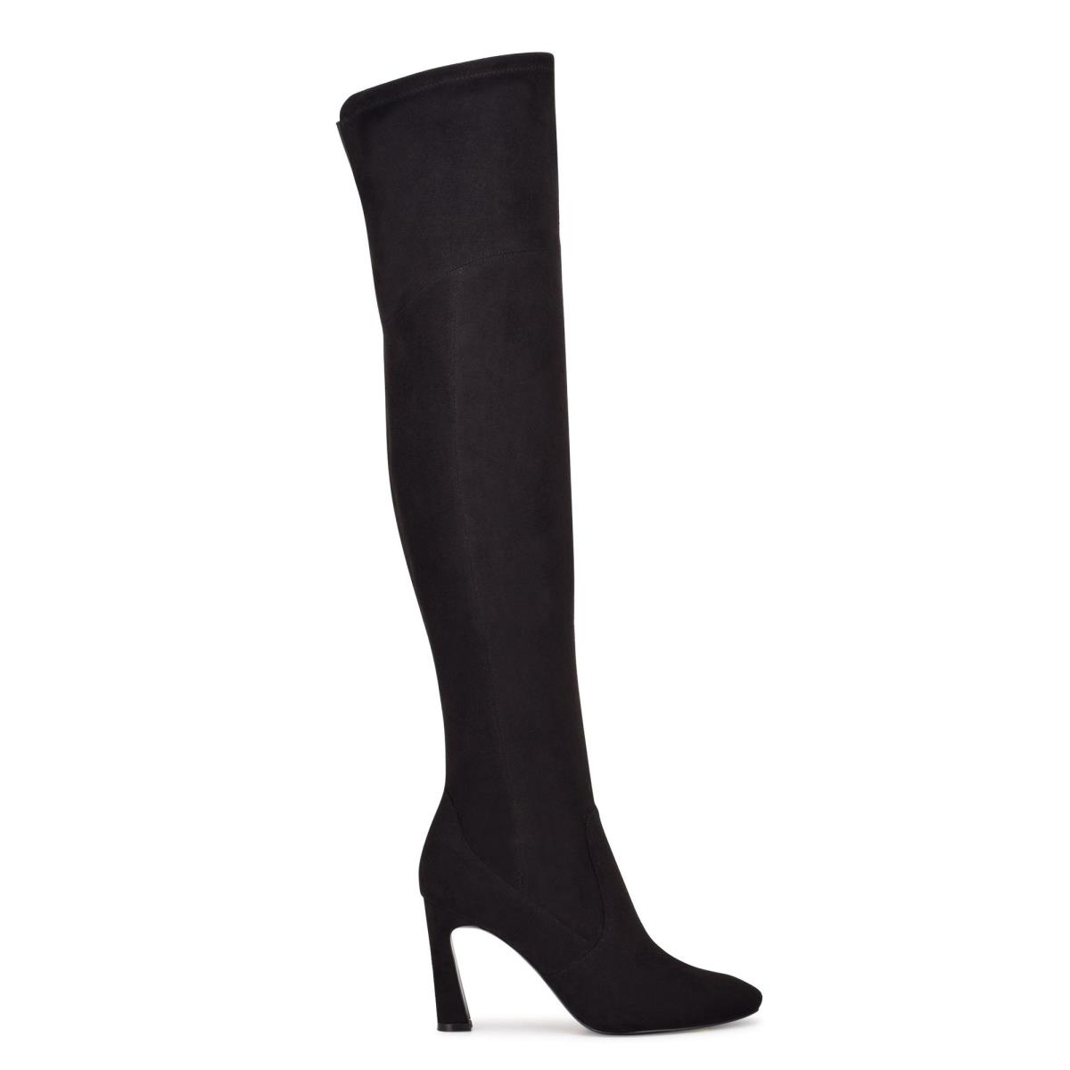 Bottes Nine West Sizzle Over The Knee Heel Femme Noir | 4281ZBOTA