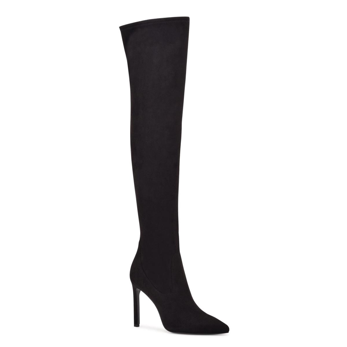 Bottes Nine West Tacy Over The Knee Femme Noir | 4628RUCMN