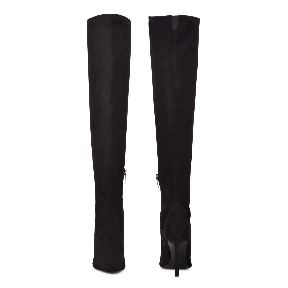 Bottes Nine West Tacy Over The Knee Femme Noir | 4628RUCMN