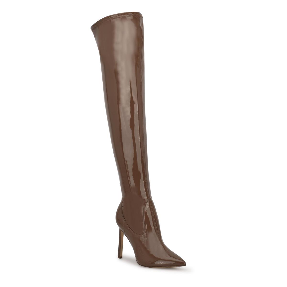 Bottes Nine West Tacy Over The Knee Femme Marron | 6751OMNGA