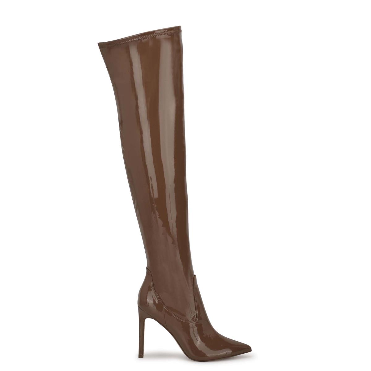 Bottes Nine West Tacy Over The Knee Femme Marron | 6751OMNGA