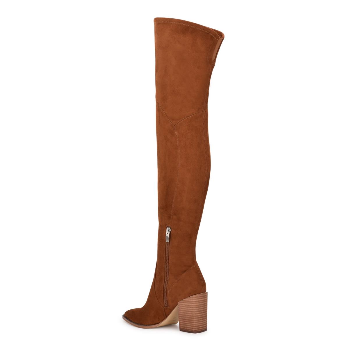 Bottes à Talons Nine West Barret Over The Knee Femme Marron | 5930TUQIB