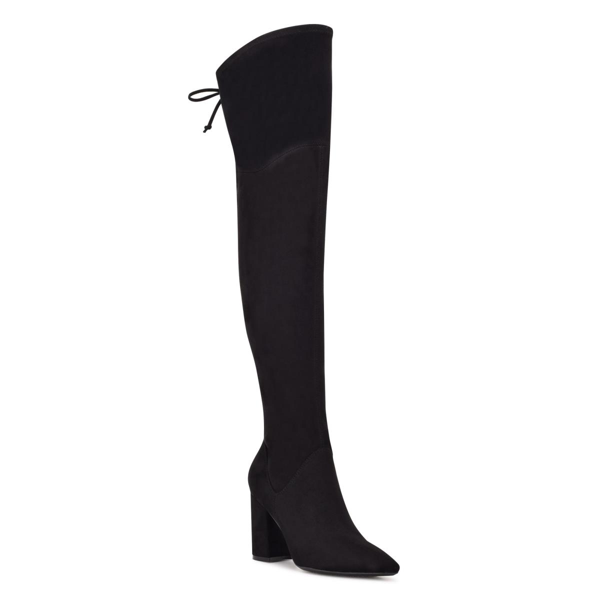 Bottes à Talons Nine West Ceeya 9x9 Over The Knee Femme Noir | 2587HBMZQ