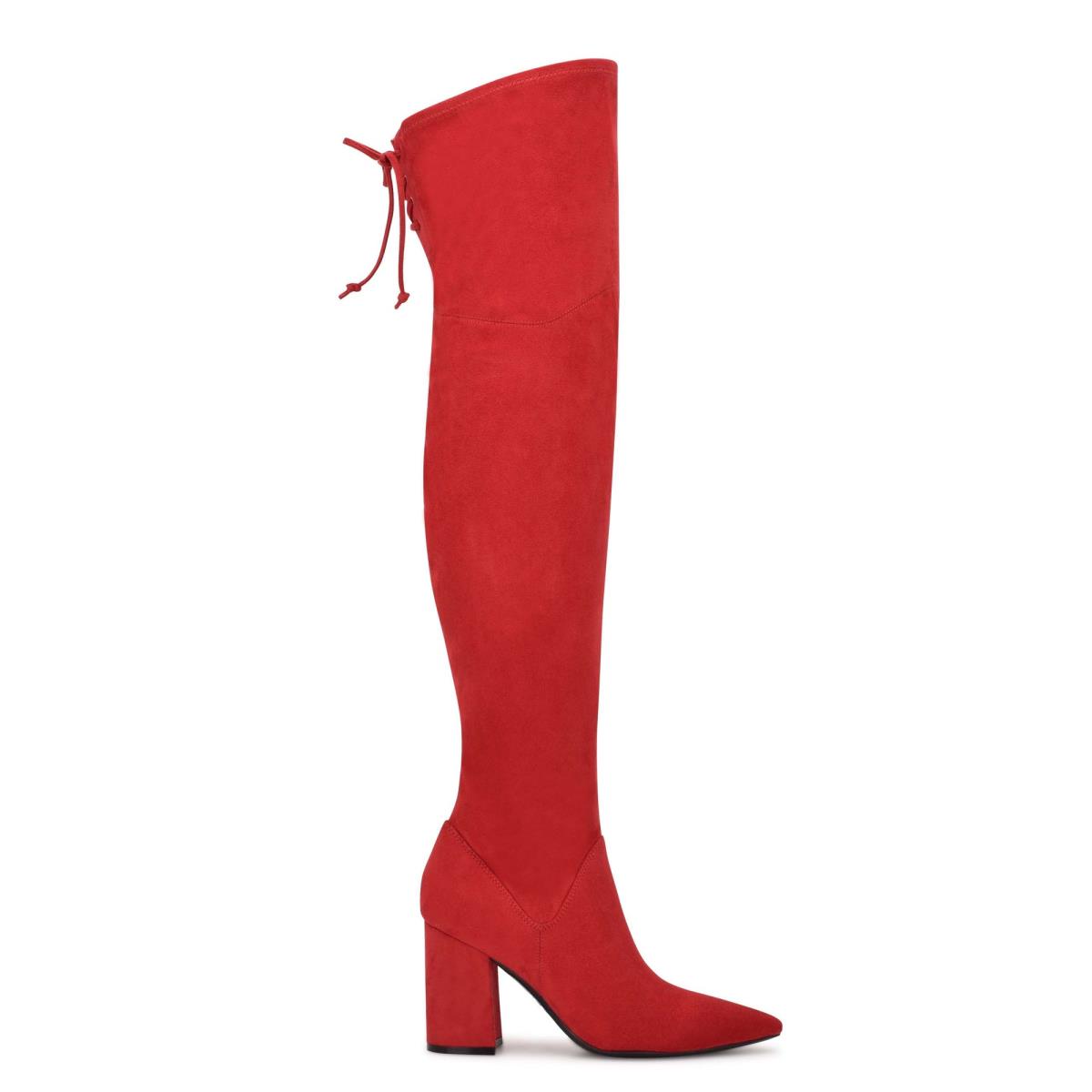 Bottes à Talons Nine West Ceeya 9x9 Over The Knee Femme Rouge | 5301UBFPI