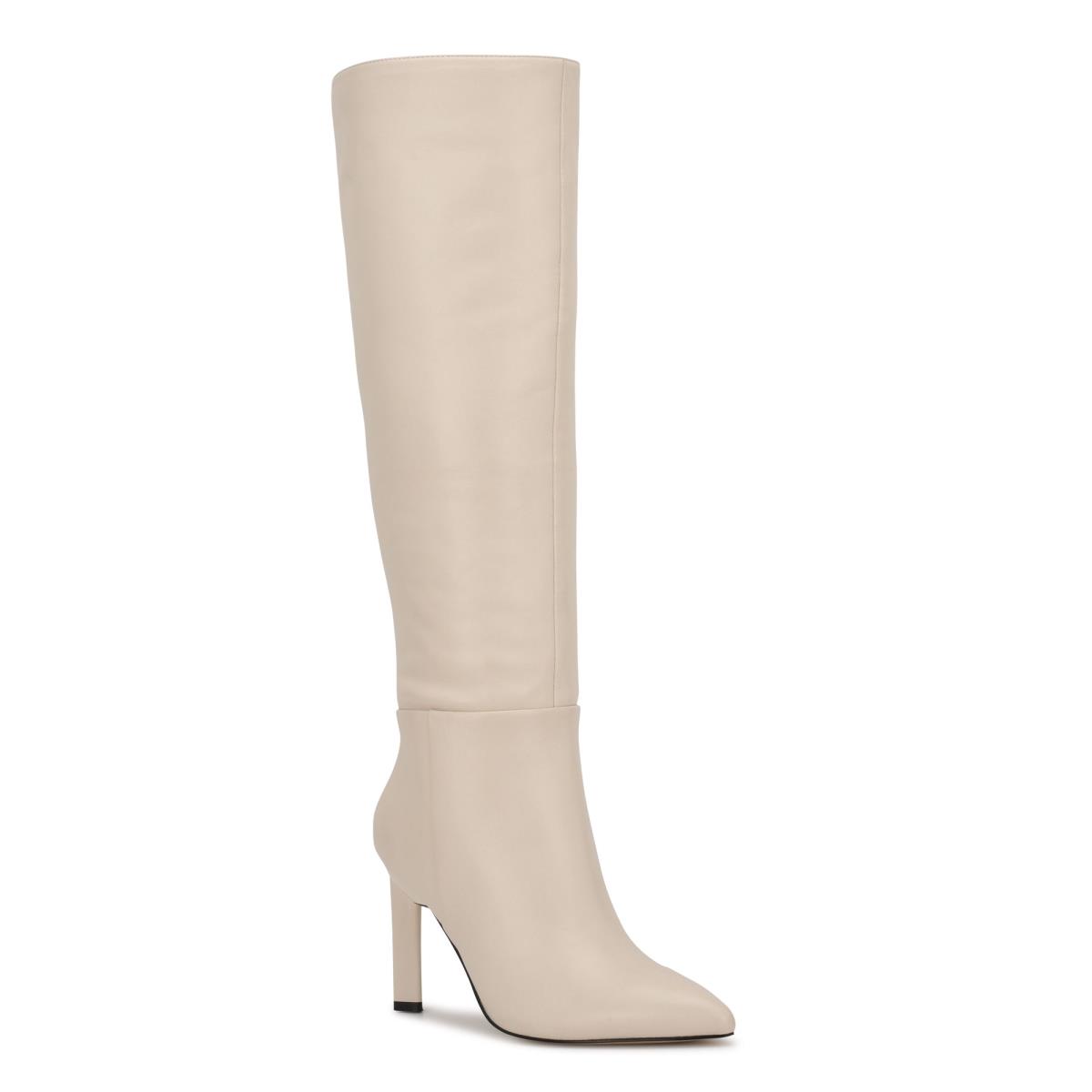 Bottes à Talons Nine West Eardy Femme Blanche | 4150LKYXC